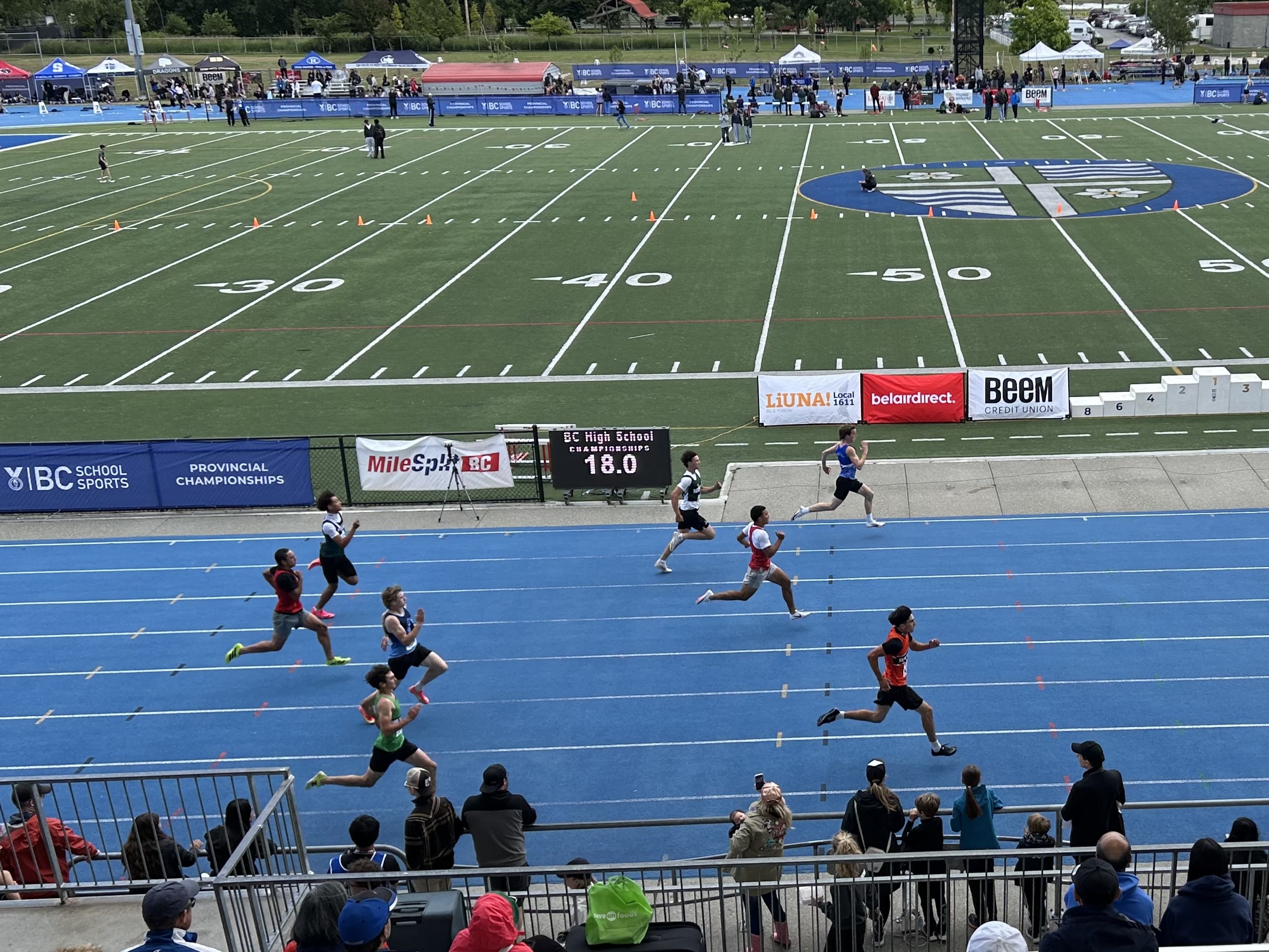 ALF Provincials Kingston 100m 3rd from bottom