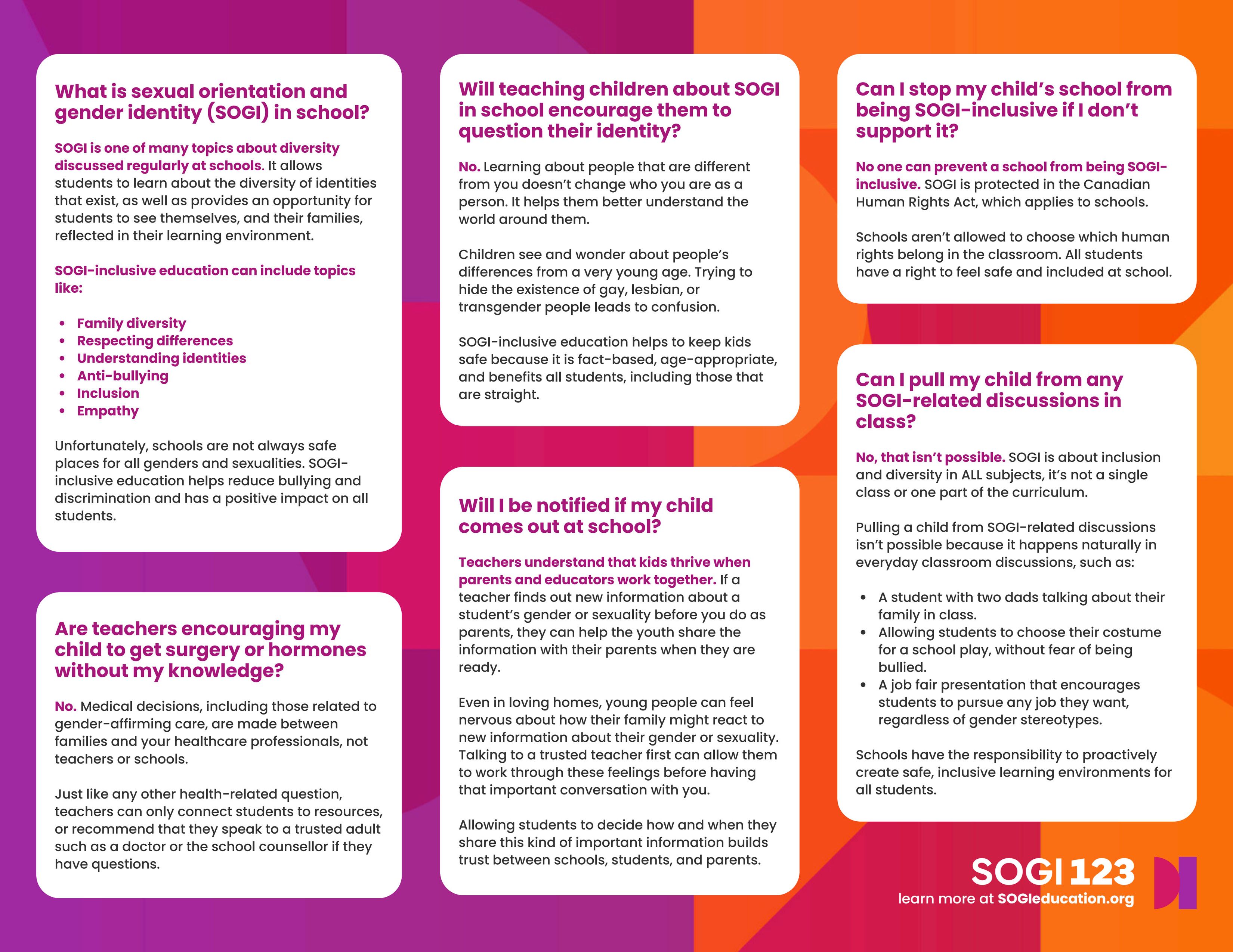 Common Questions About SOGI in Schools Page 2