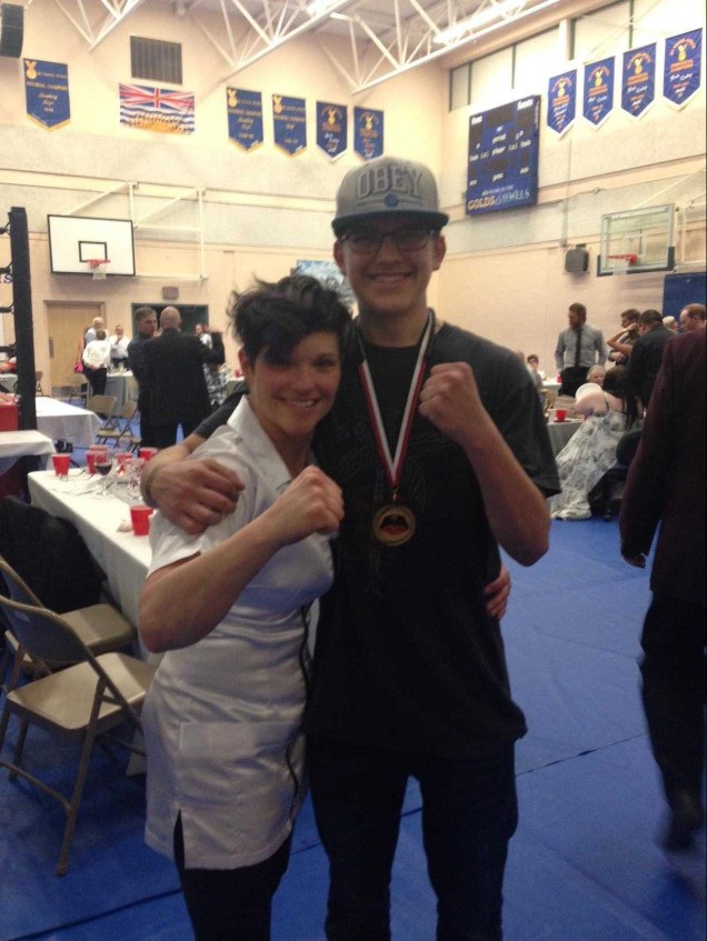 Kobes first boxing match