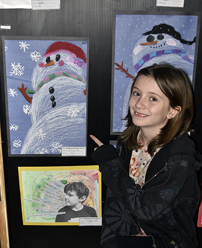 snowman-and-girl